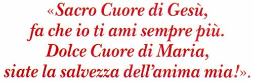 Movimento Amici Santa Veronica Giuliani figli di Maria NA - Versetto: Dolce Cuore di Maria
